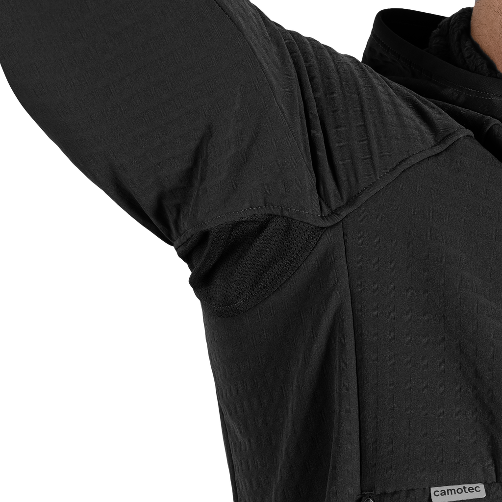 Plast Hood Jacket Black