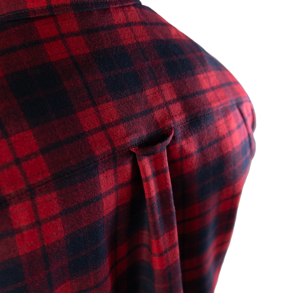 Hooded shirt "Vector" Red/Black