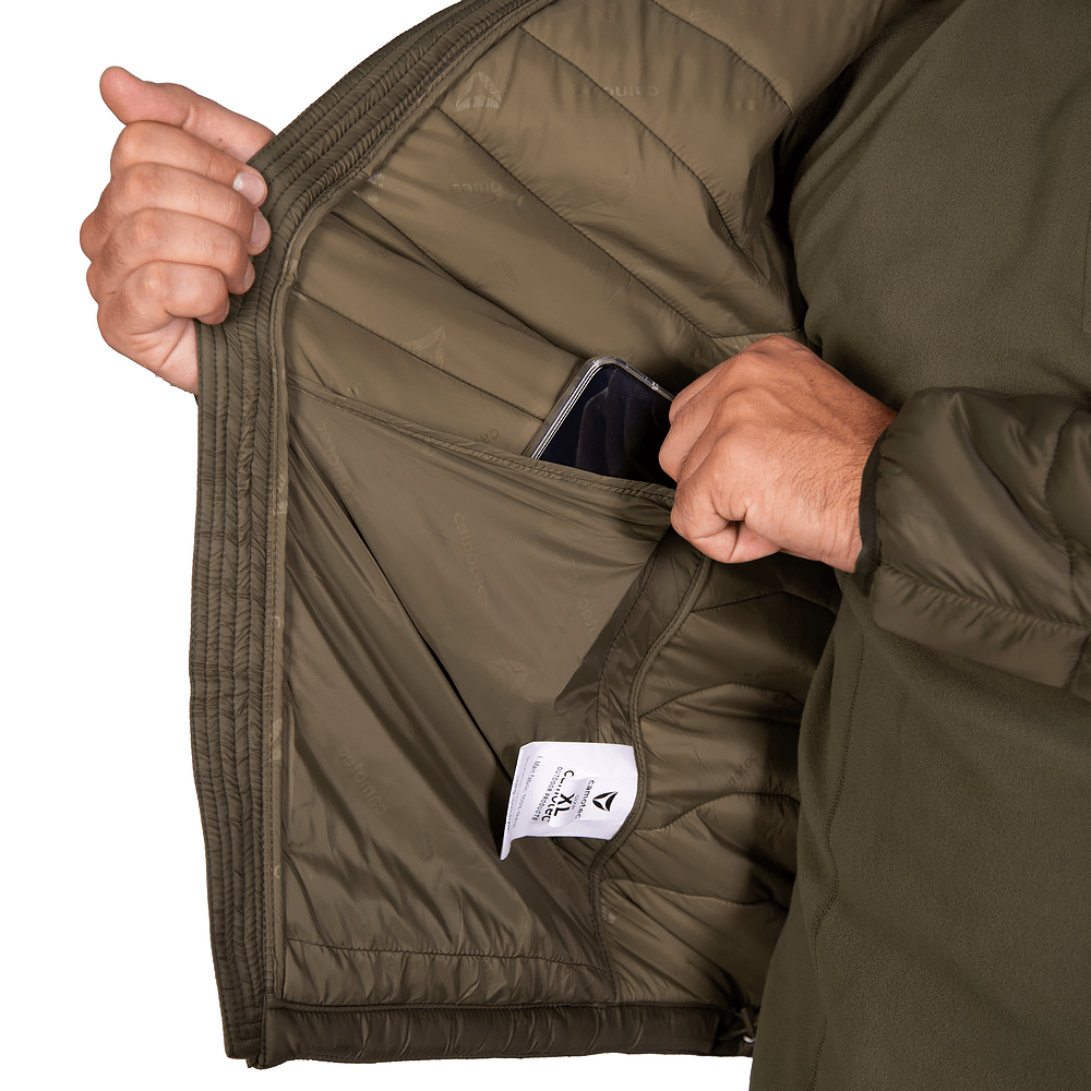 Light Down Jacket Storm Hood 3.0 Olive
