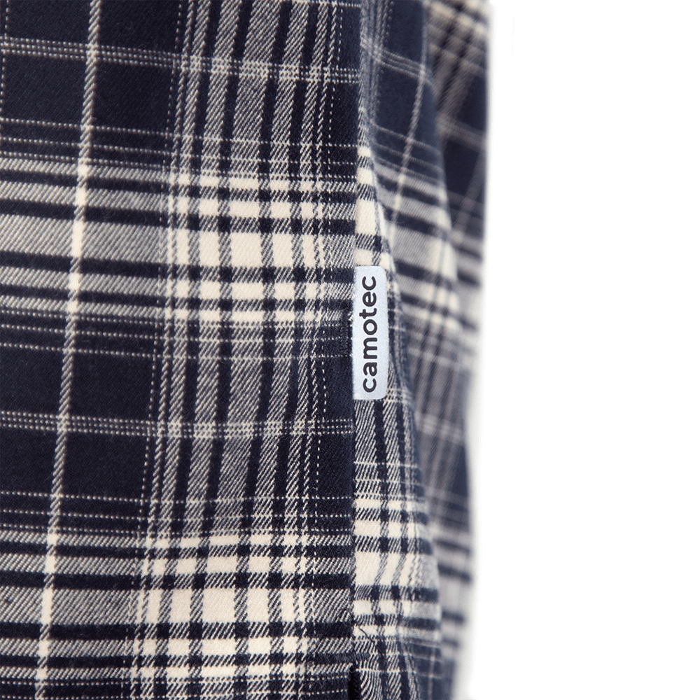 “Bureviy” Shirt Navy Blue/White