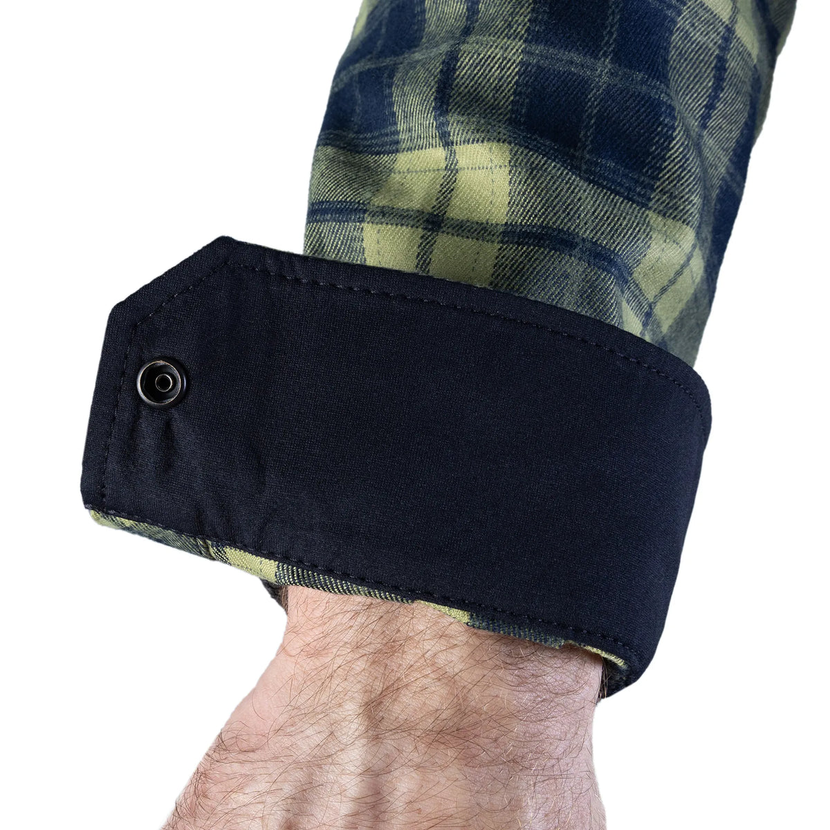 "Bureviy" Shirt Lime Green/Navy