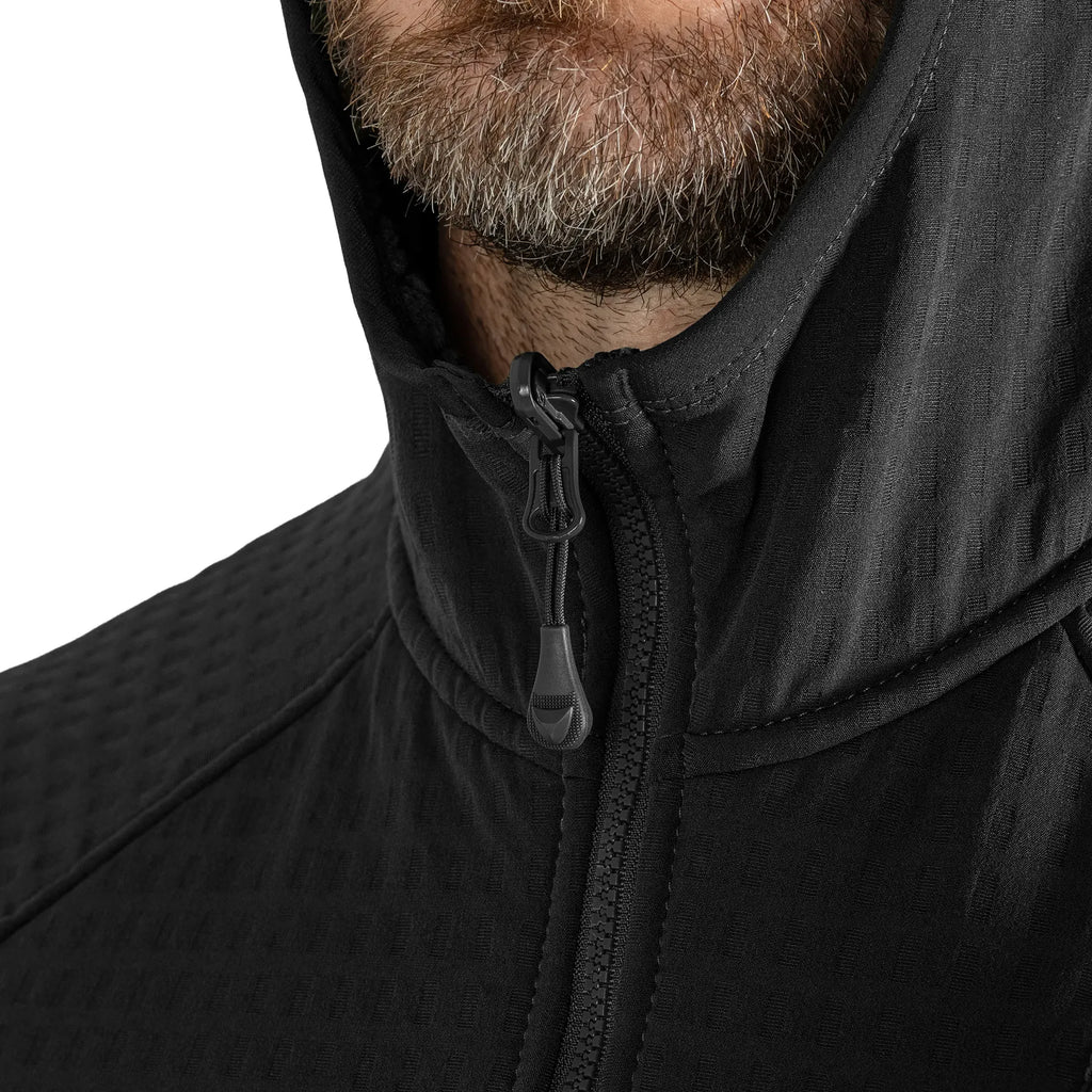 Plast Hood Jacket Black