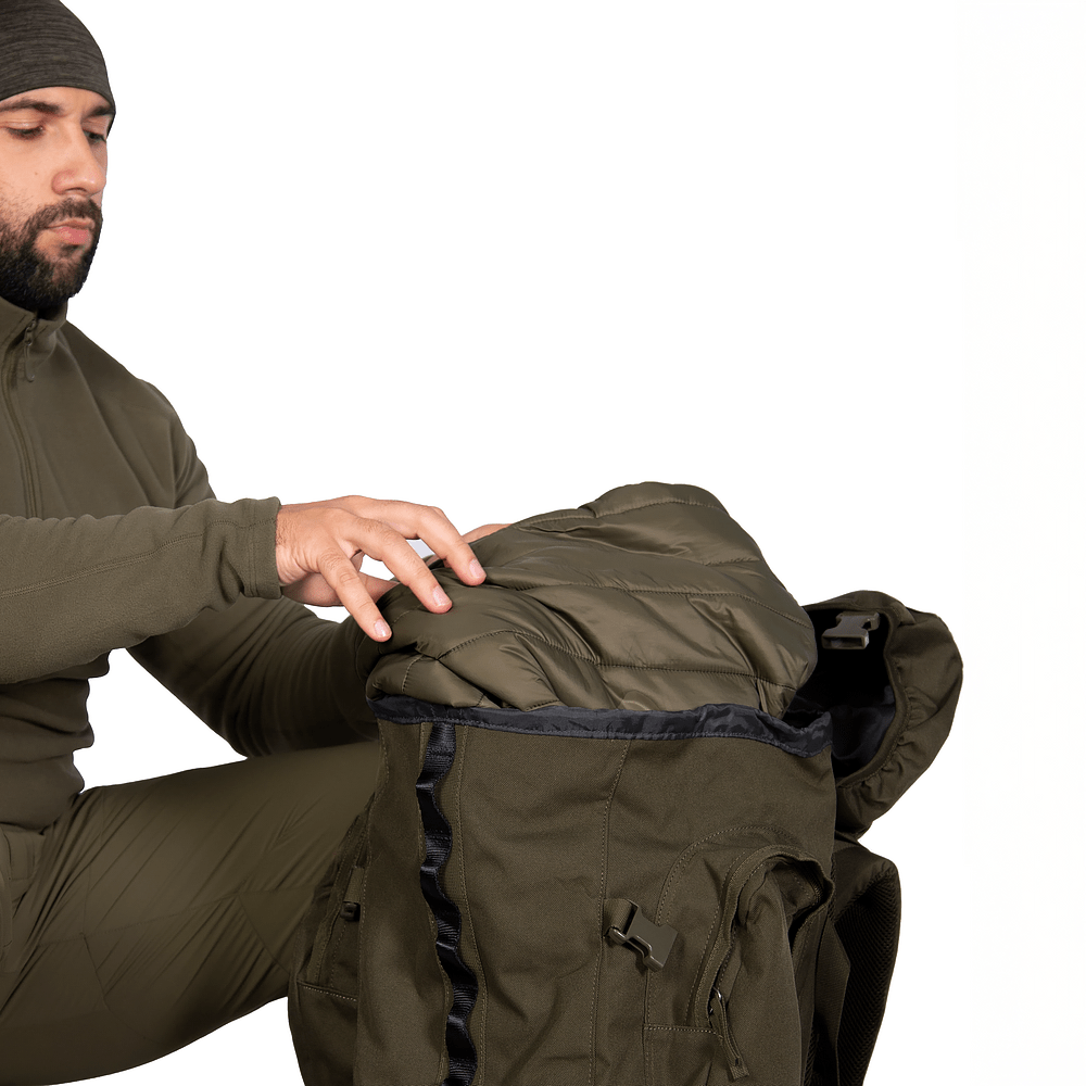Light Down Jacket Storm Hood 3.0 Olive