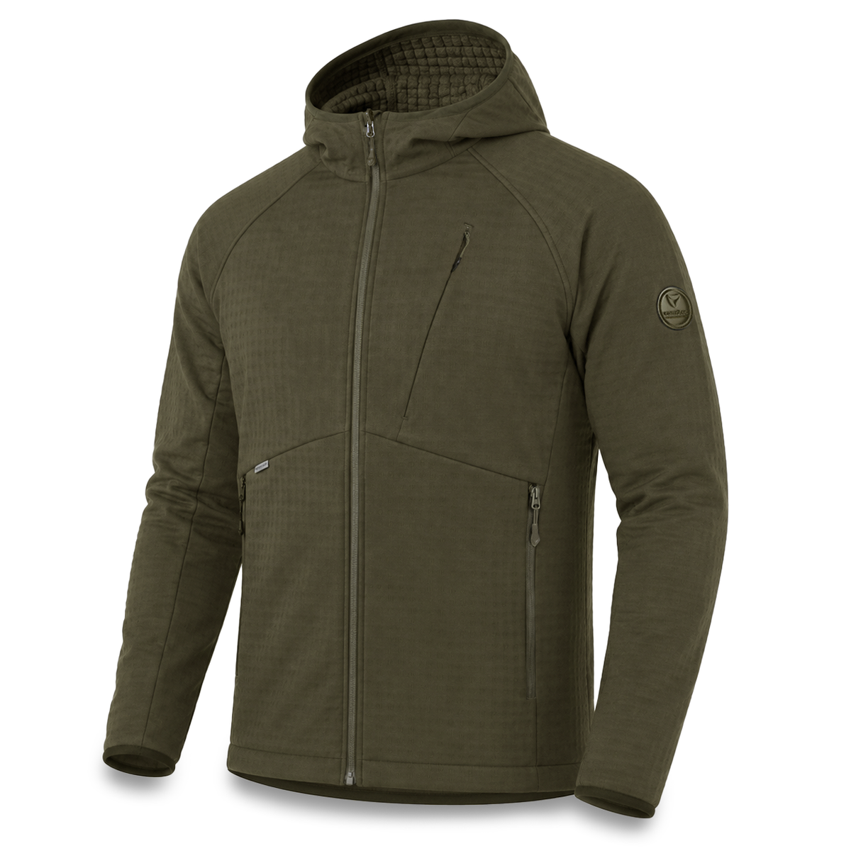 Plast Hood Jacket Olive