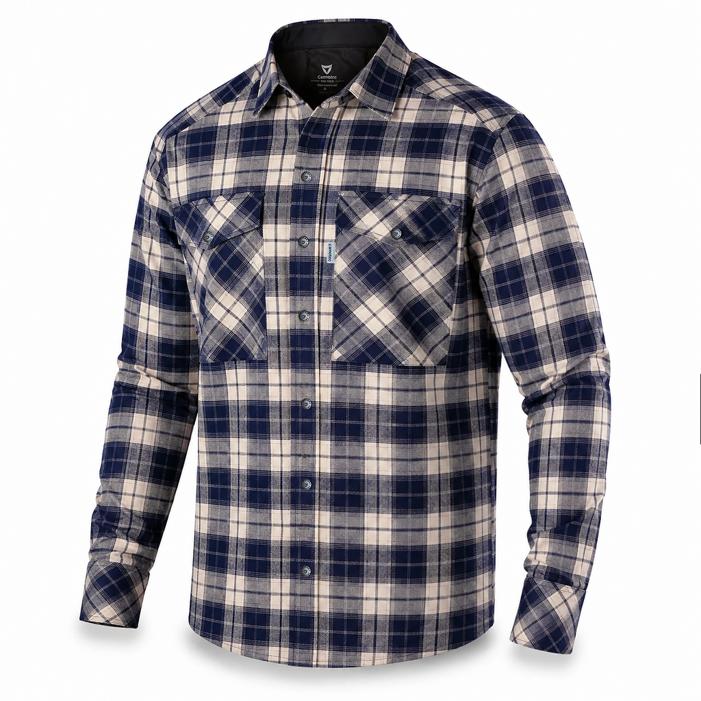 "Bureviy" Shirt Navy/White