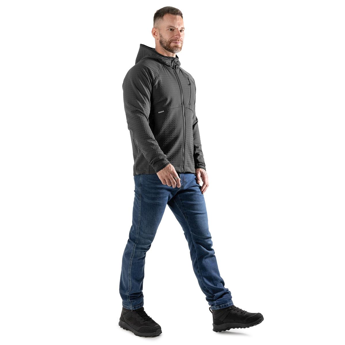 Plast Hood Jacket Graphite