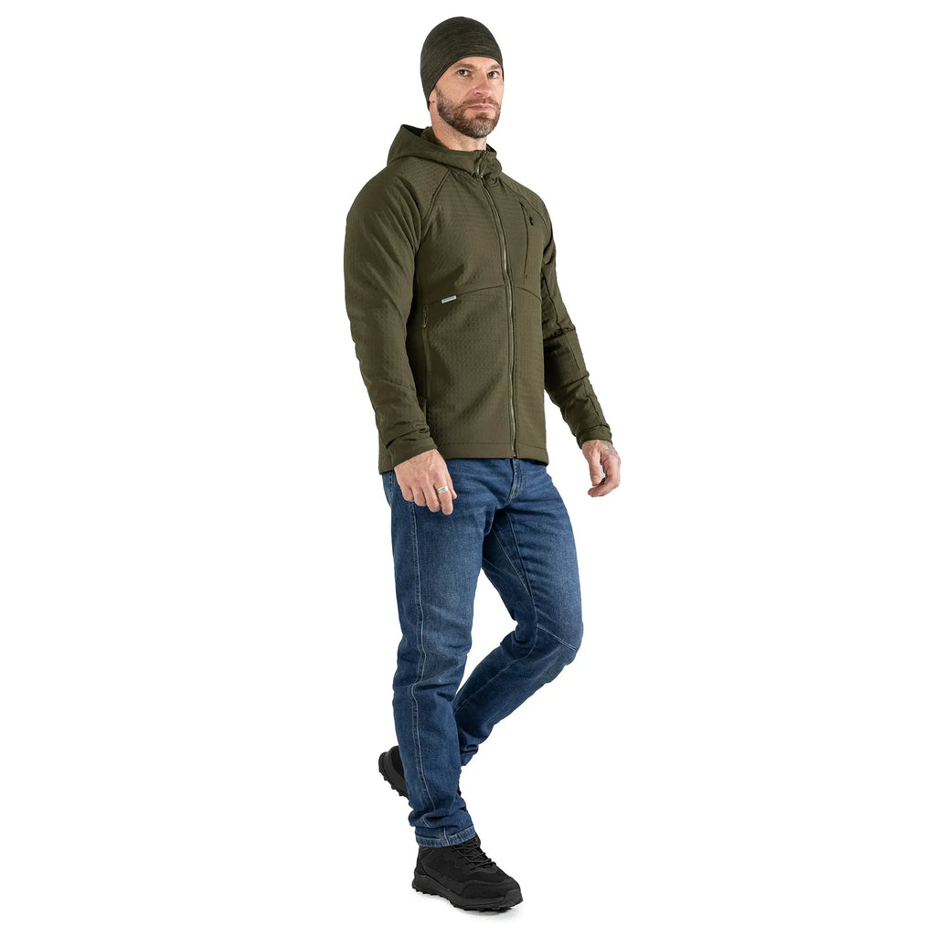 Plast Hood Jacket Olive