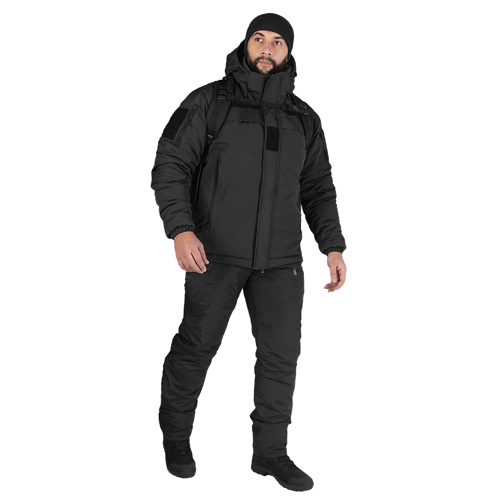 Patrol Taslan Suit Black