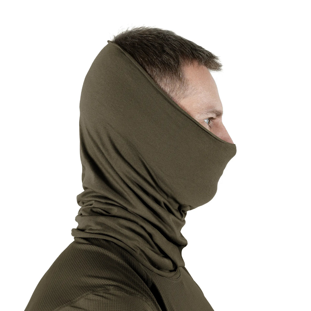 Eco Tube Scarf 100% Cotton Olive