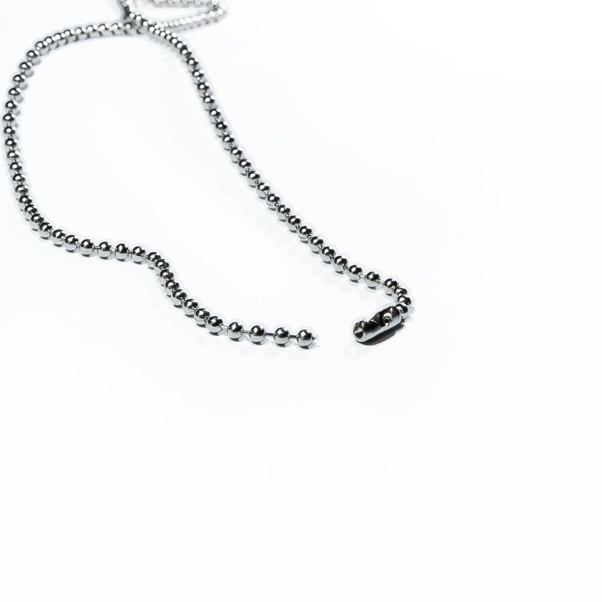 Dog tag chain (2.4*600 mm) Metallic