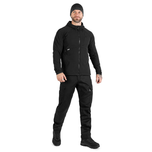 Plast Hood Jacket Black