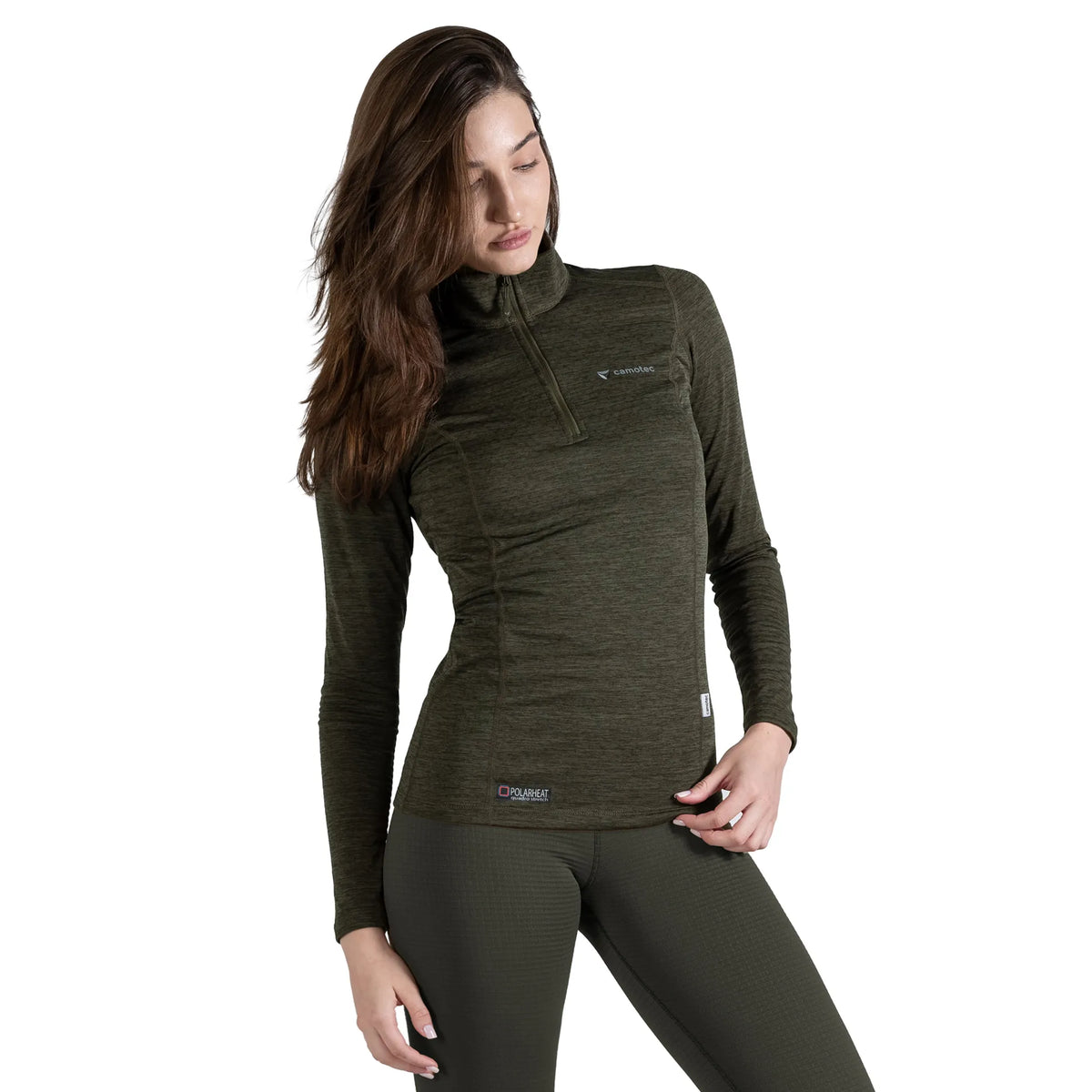 Women's thermal shirt Hawk Hex Olive Melange