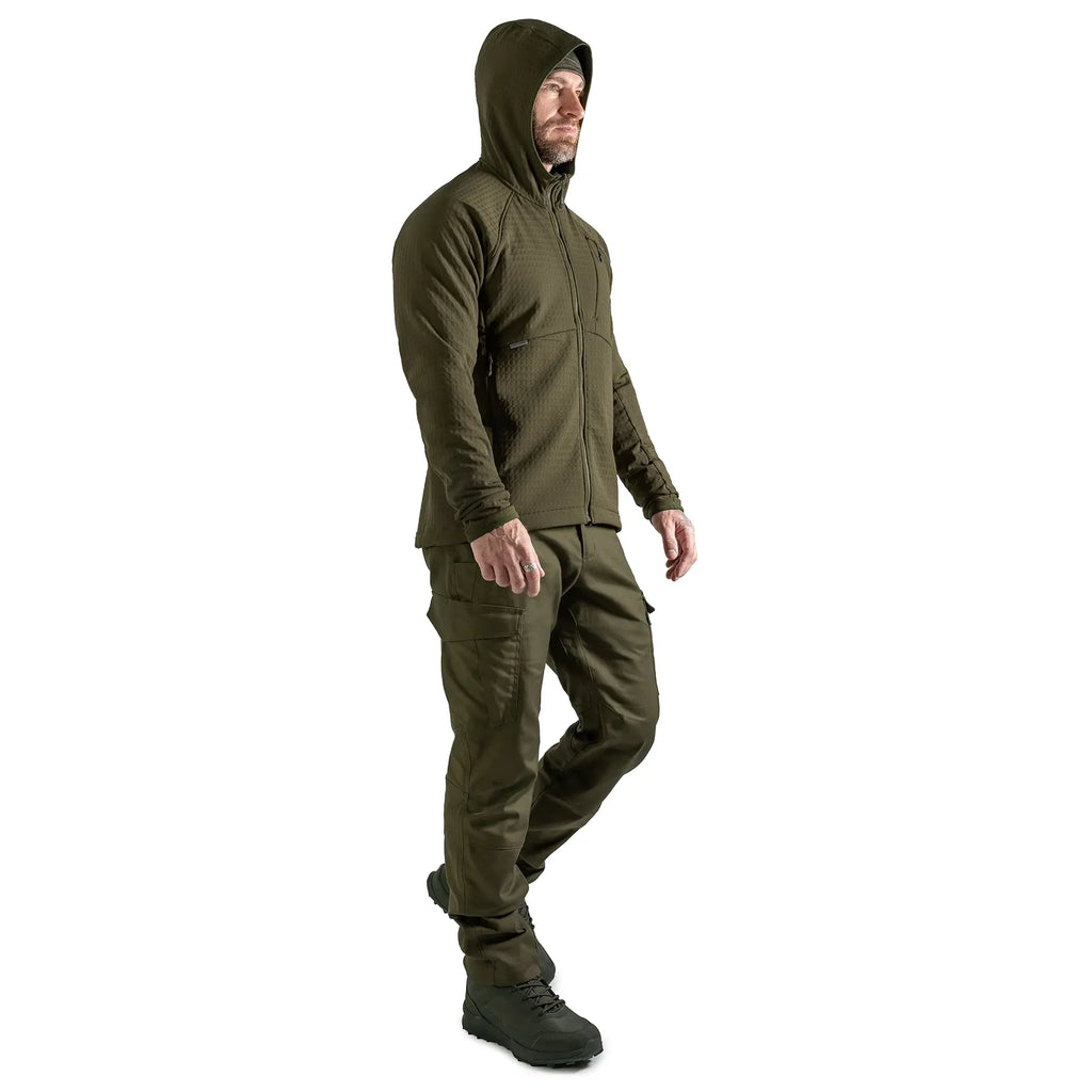 Plast Hood Jacket Olive