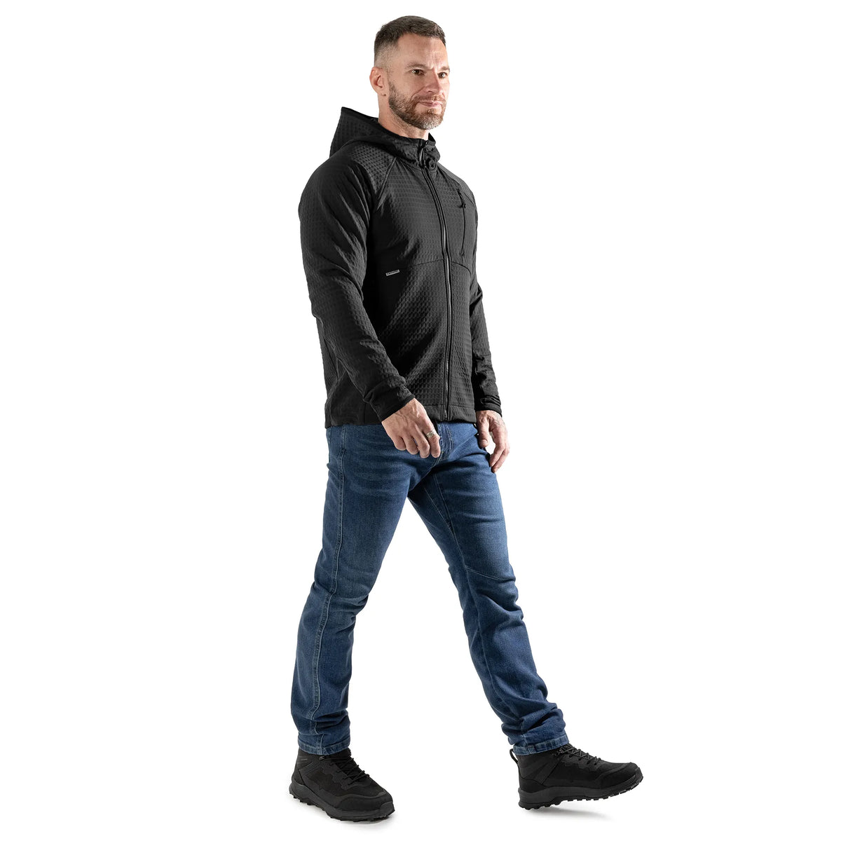 Plast Hood Jacket Black