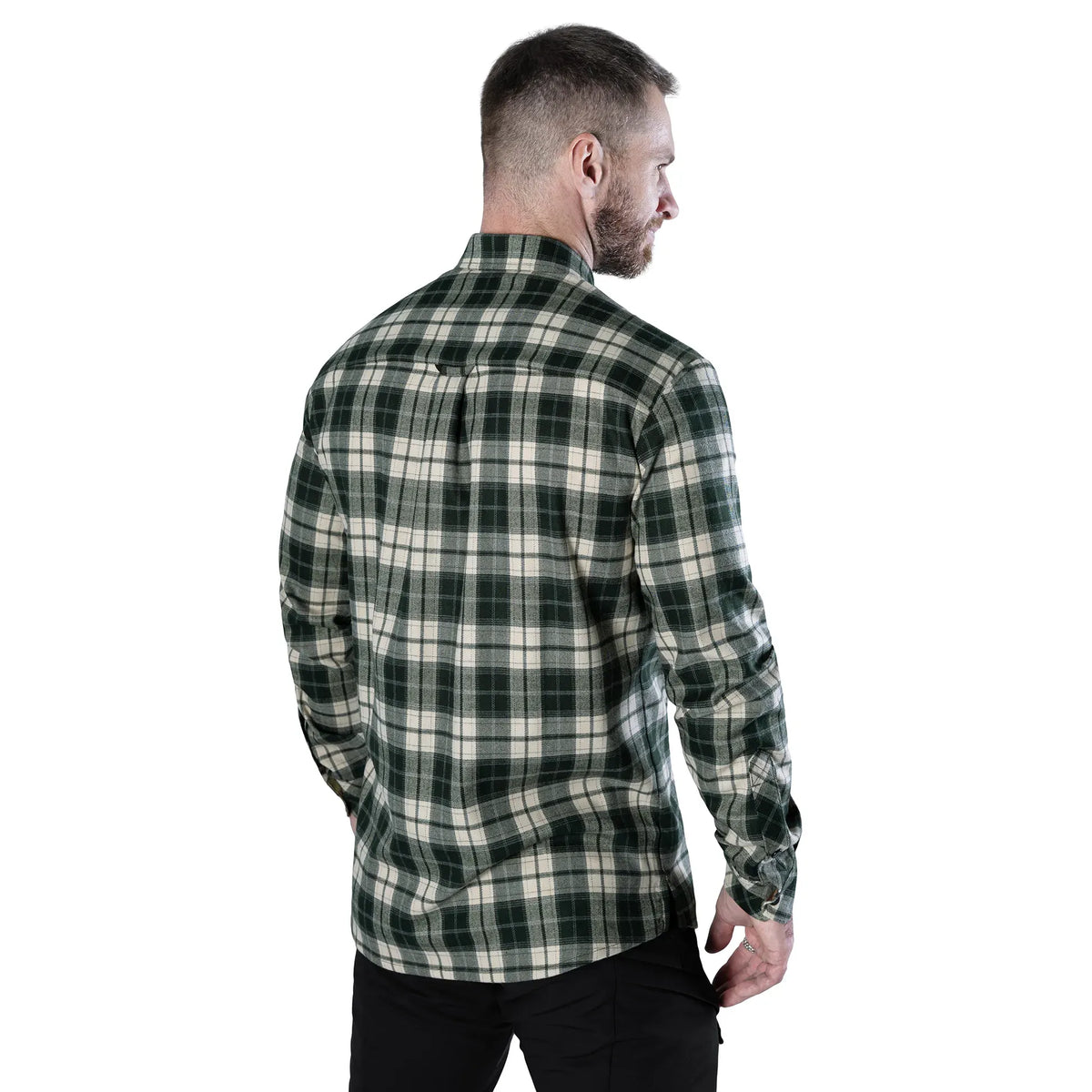 "Bureviy" Shirt Olive/White