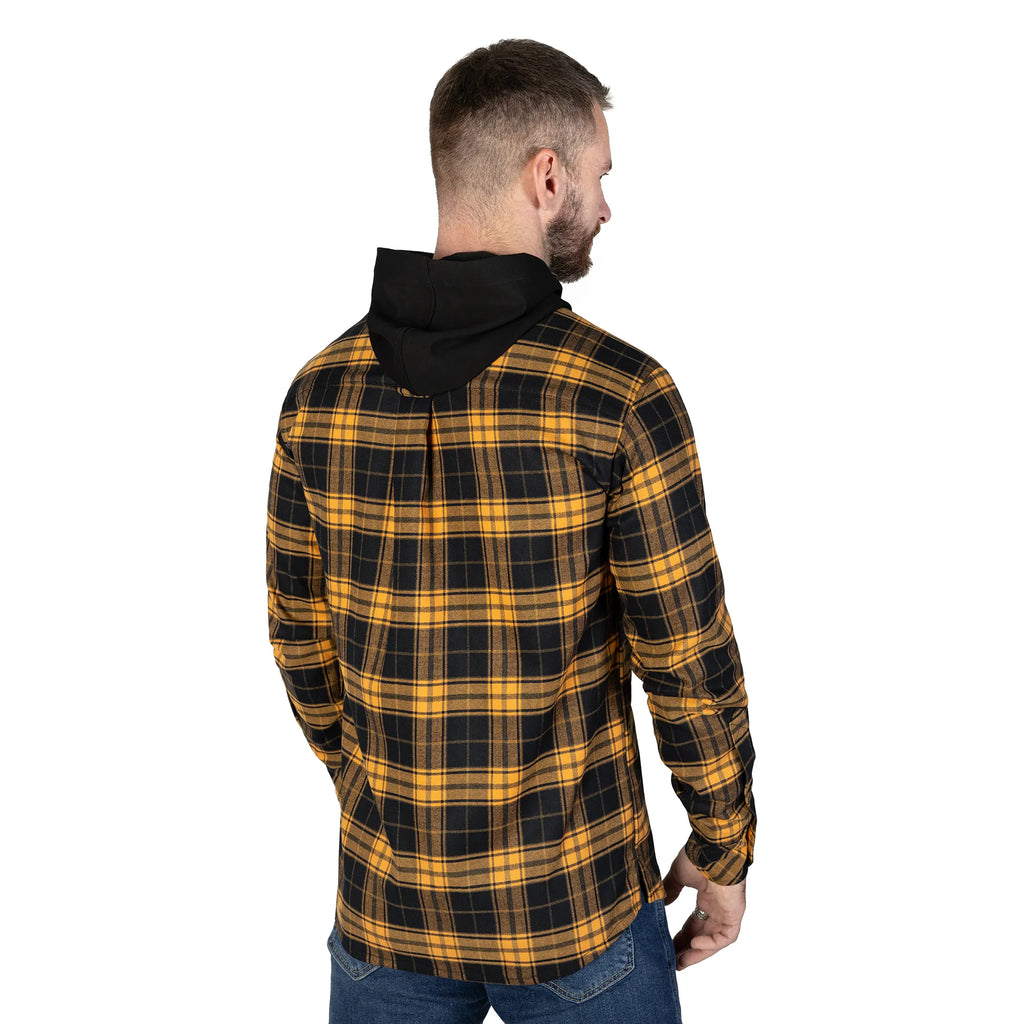 Hooded Shirt "Vector" Orange/Black