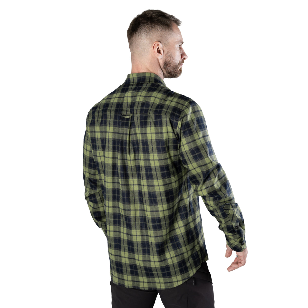 "Bureviy" Shirt Lime Green/Navy