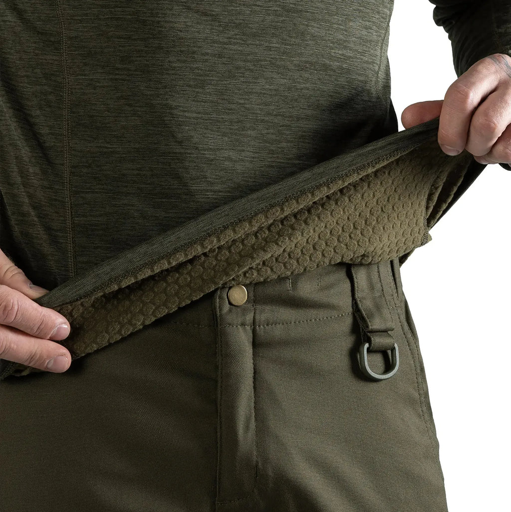 Hawk Hex Thermal Shirt Olive Melange