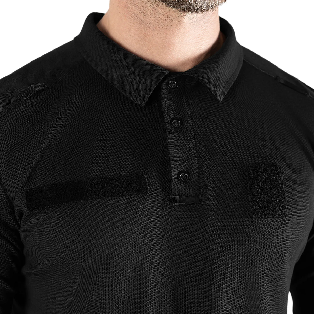 Paladin Long LT Polo Black