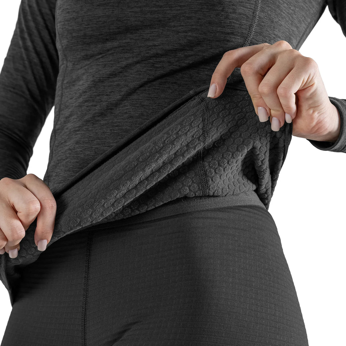 Women's thermal shirt Hawk Hex Grey Melange