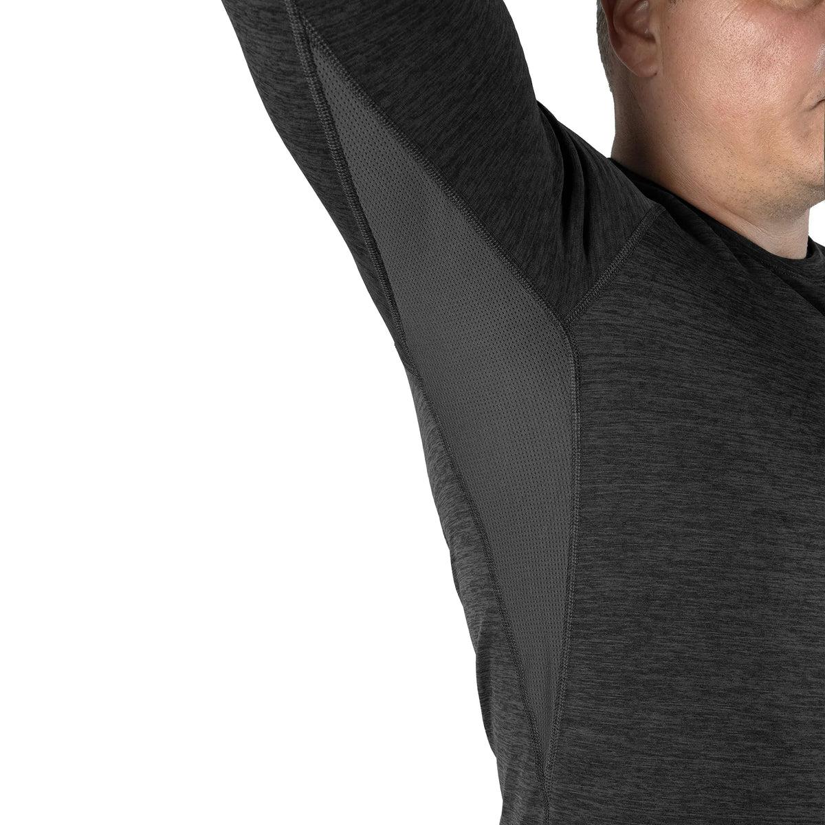 Hawk Hex Thermal Shirt Olive Melange