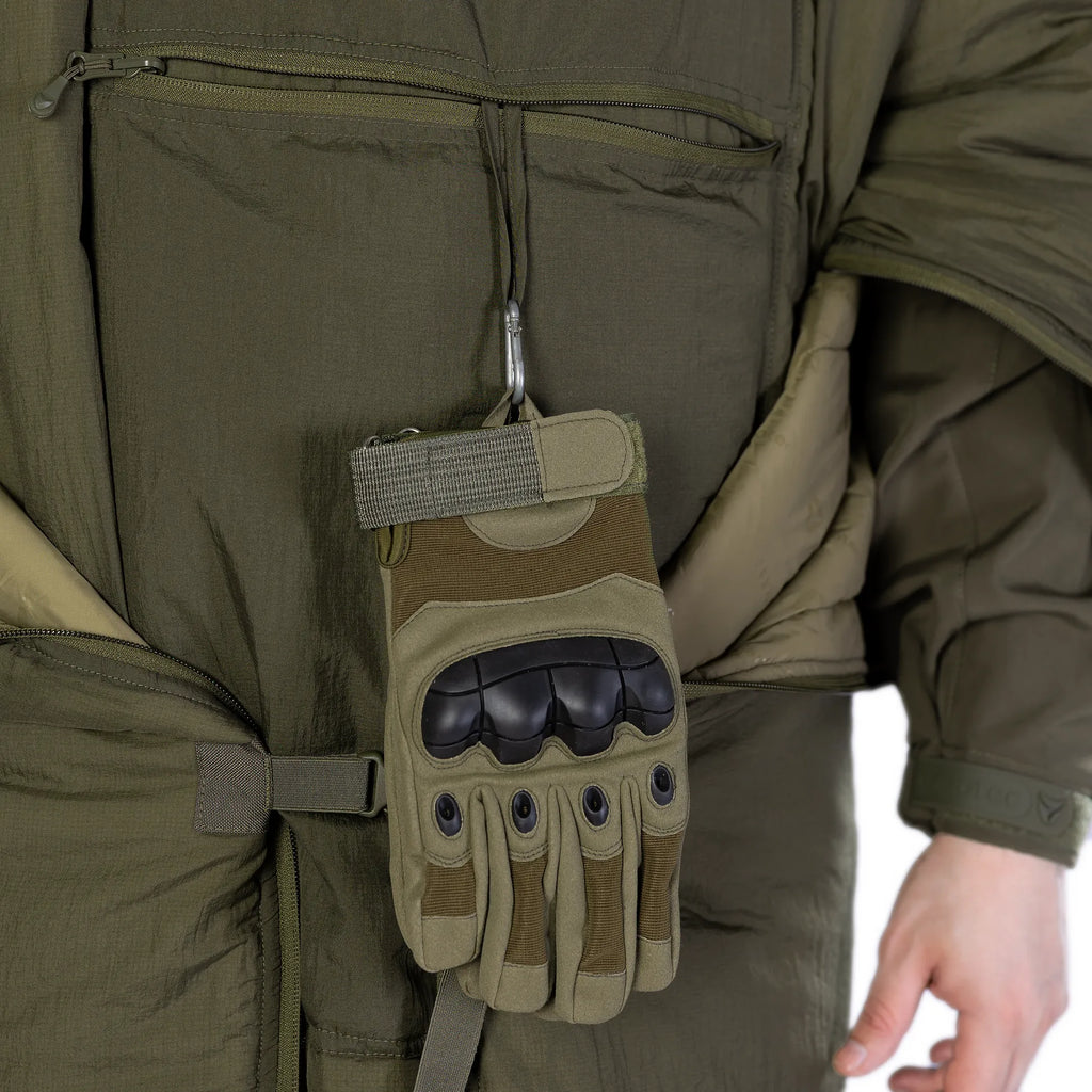 Insulated Poncho-transformer Kireya Olive