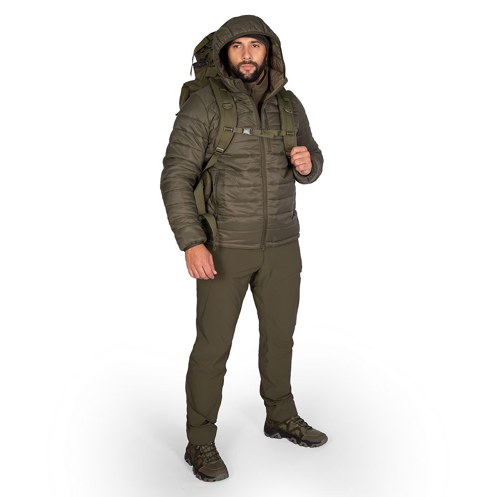 Light Down Jacket Storm Hood 3.0 Olive
