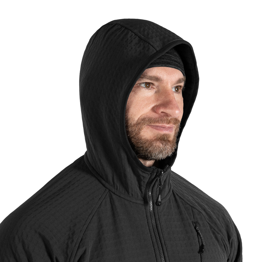 Plast Hood Jacket Black