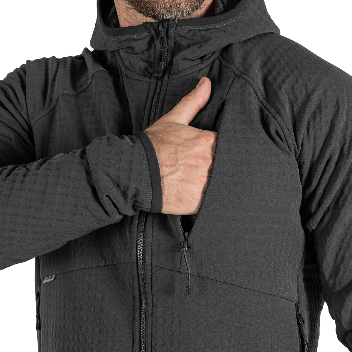 Plast Hood Jacket Graphite