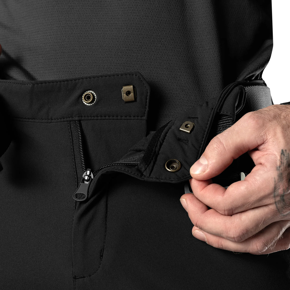 Lizard 2.0 Nylon Brush Pants Black