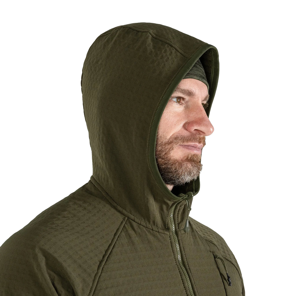 Plast Hood Jacket Olive