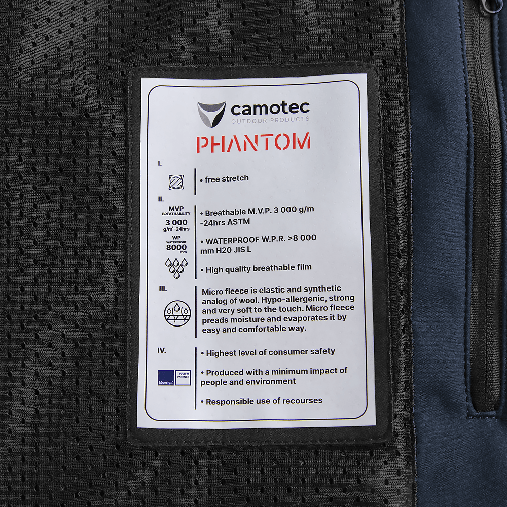 Phantom SoftShell Suit Dark Blue