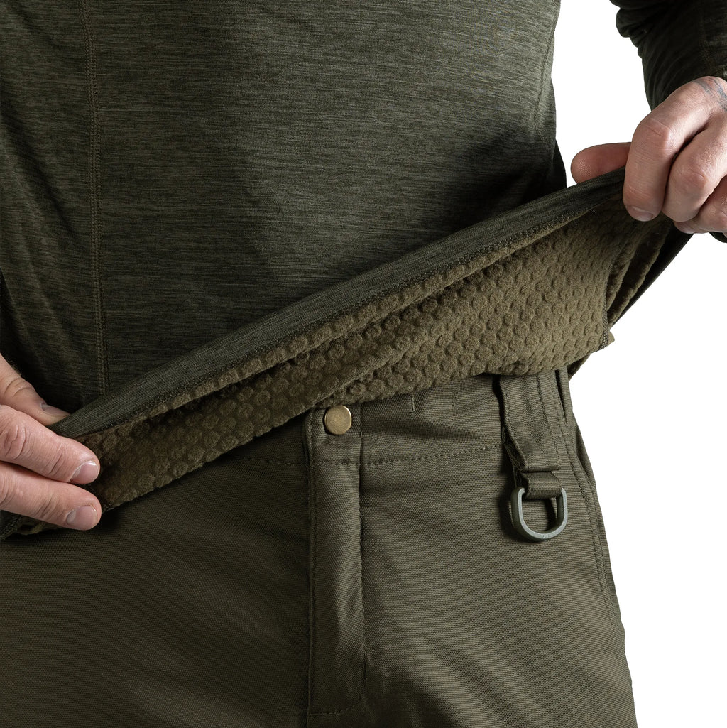 Hawk Hex Thermal Shirt Olive Melange