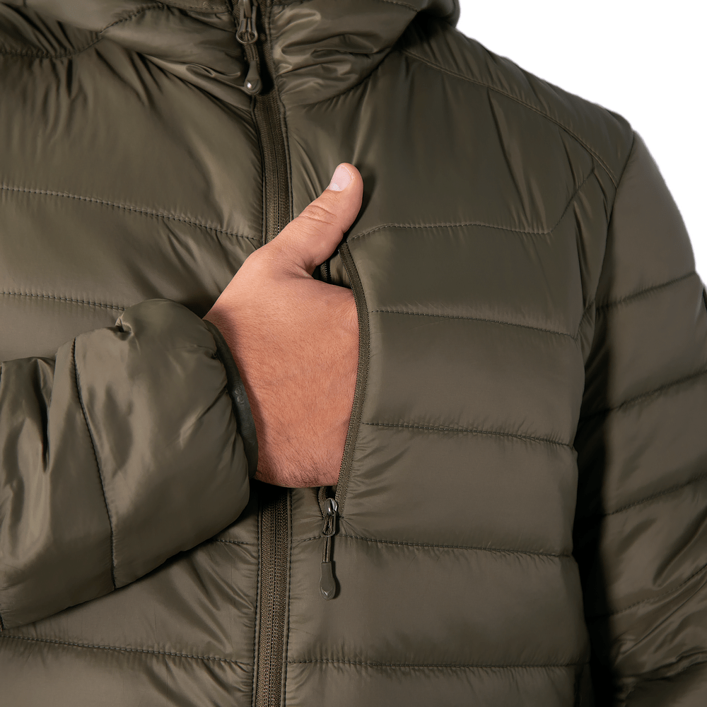 Light Down Jacket Storm Hood 3.0 Olive