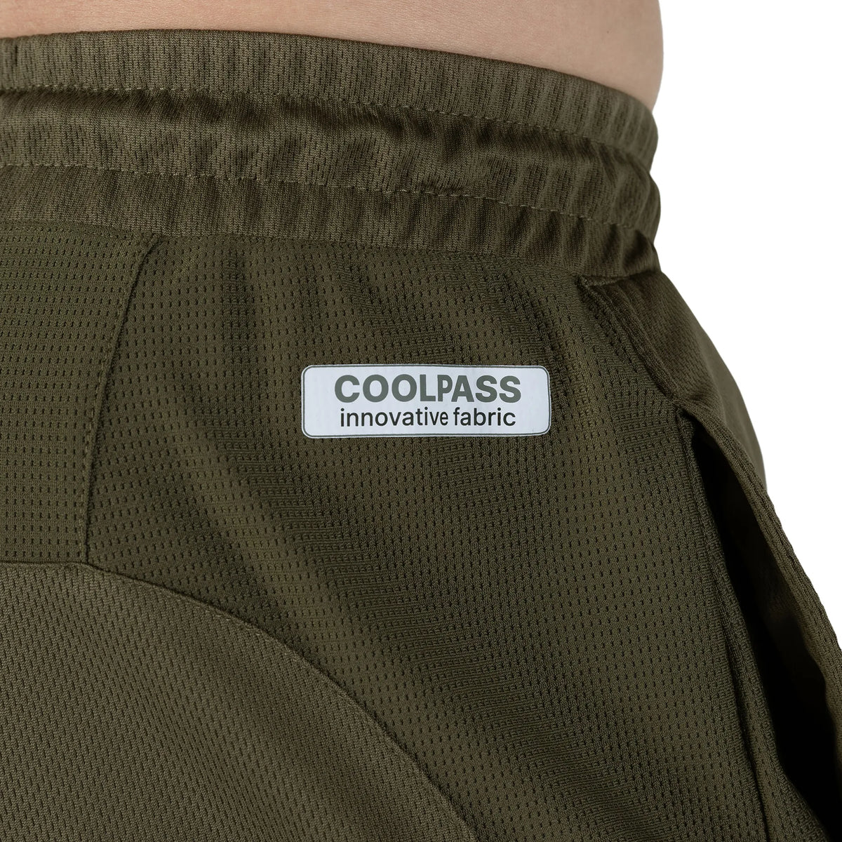 AeroFit CoolPass Olive Shorts