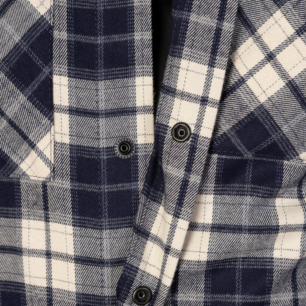 "Bureviy" Shirt Navy/White