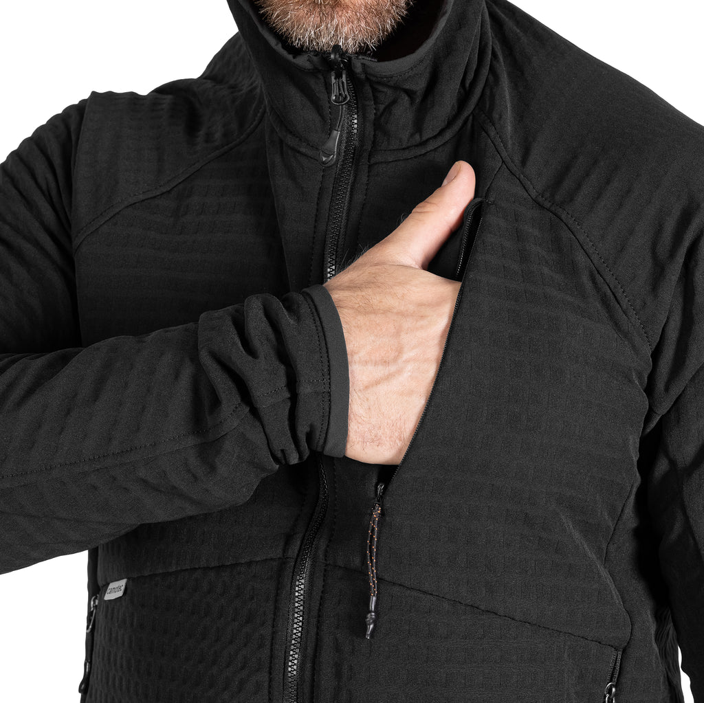 Plast Hood Jacket Black
