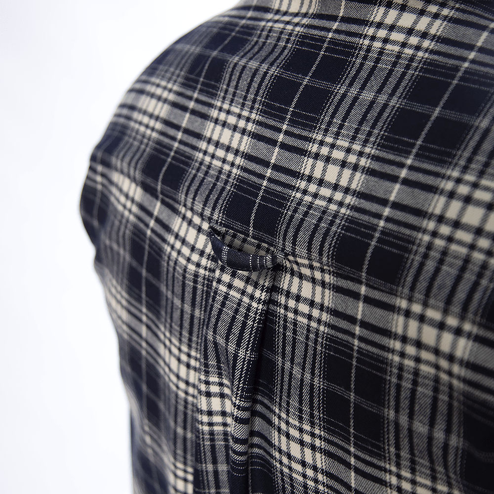 “Bureviy” Shirt Navy Blue/White