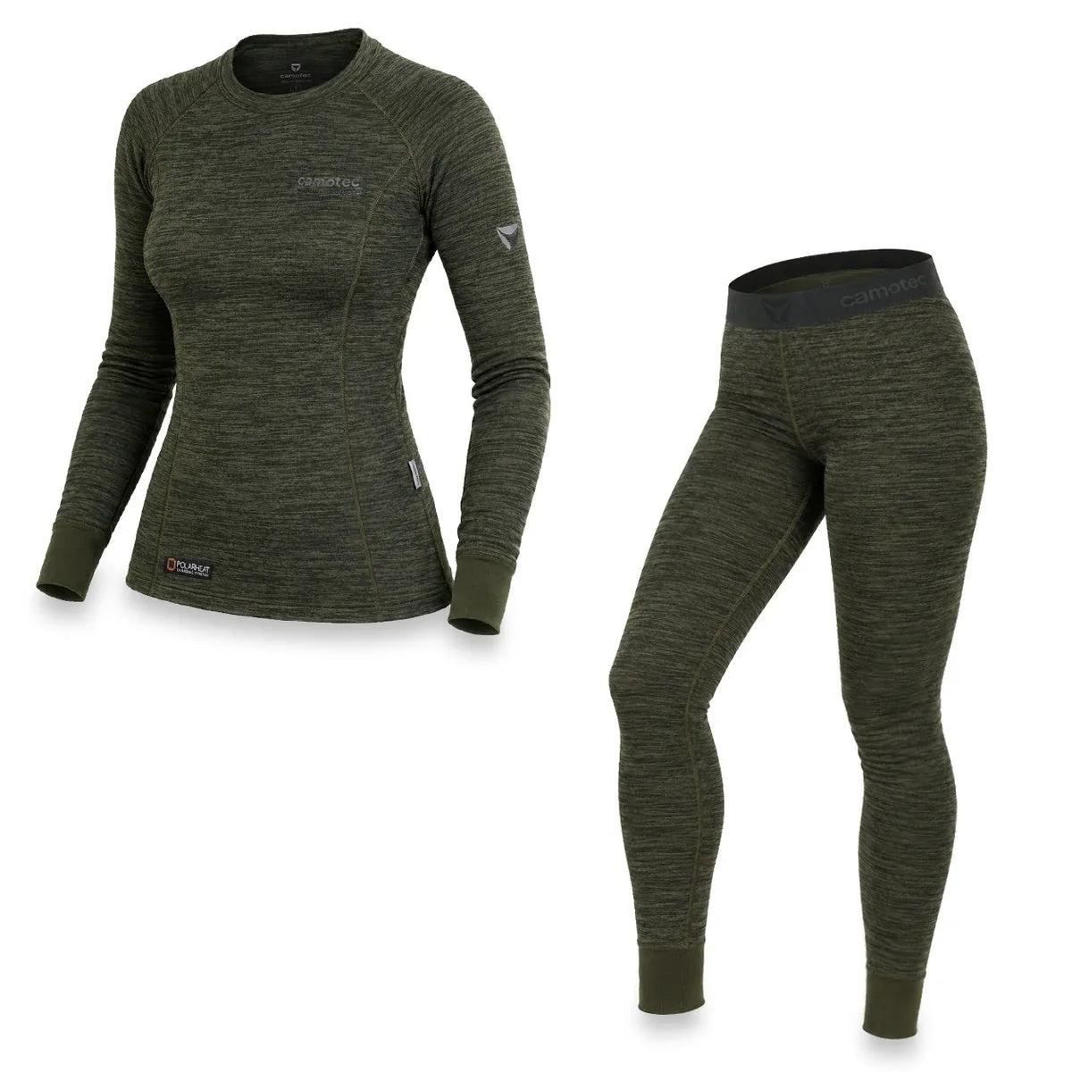 LVL2 Pani Polarheat QS Pro Women's Thermal Underwear Olive Melange