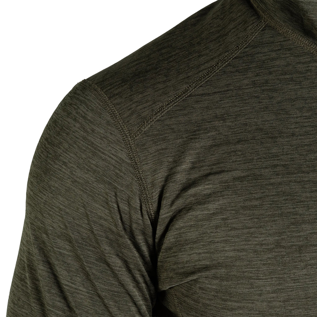 Hawk Hex Thermal Shirt Olive Melange