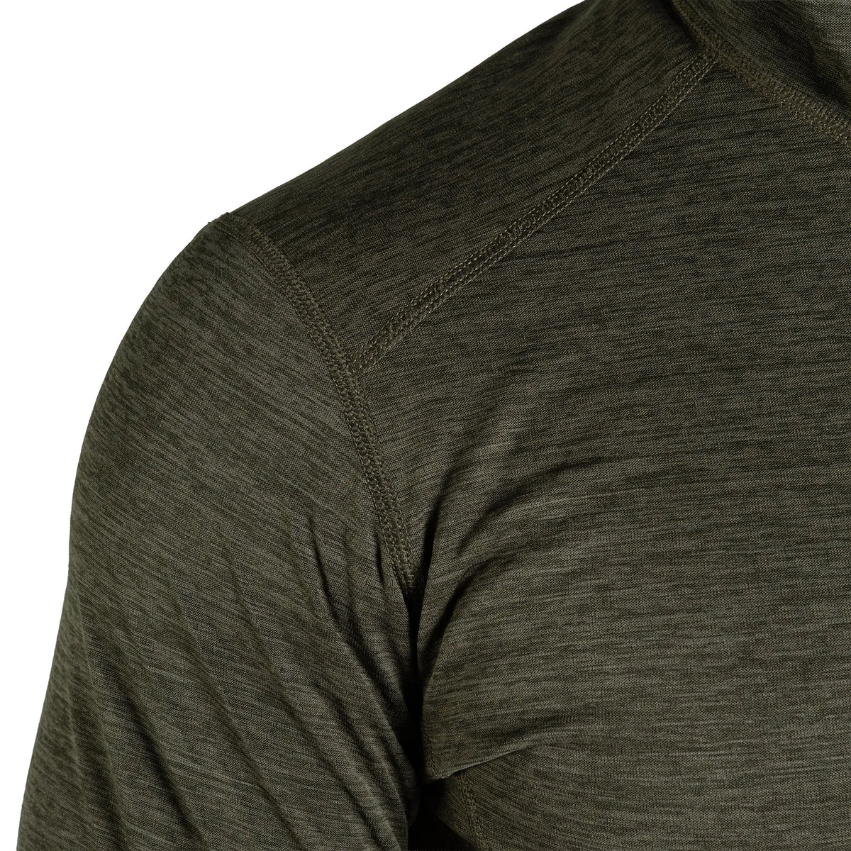 Hawk Hex Thermal Shirt Olive Melange