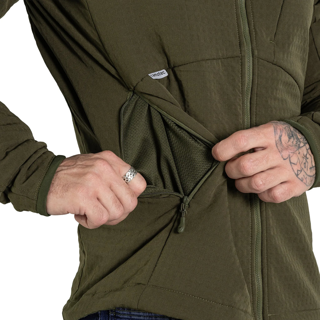 Plast Hood Jacket Olive