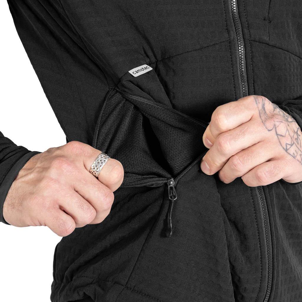 Plast Hood Jacket Black