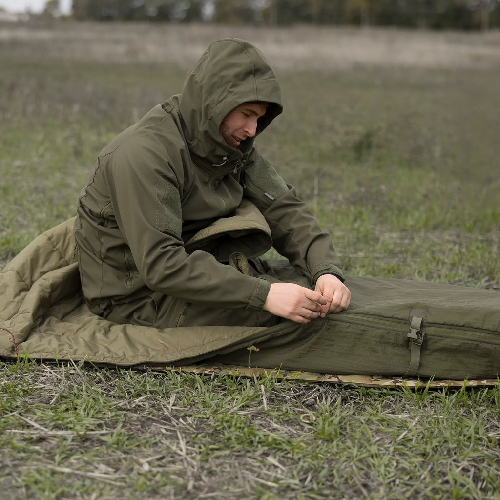 Insulated Poncho-transformer Kireya Olive