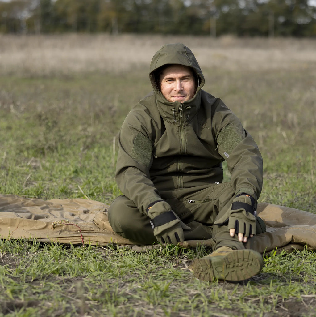 Insulated Poncho-transformer Kireya Olive