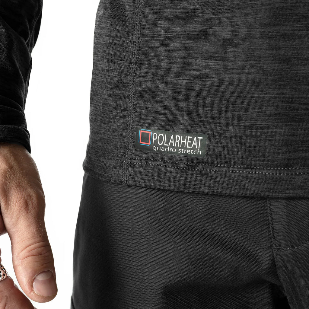 Hawk Hex Thermal Shirt Grey Melange