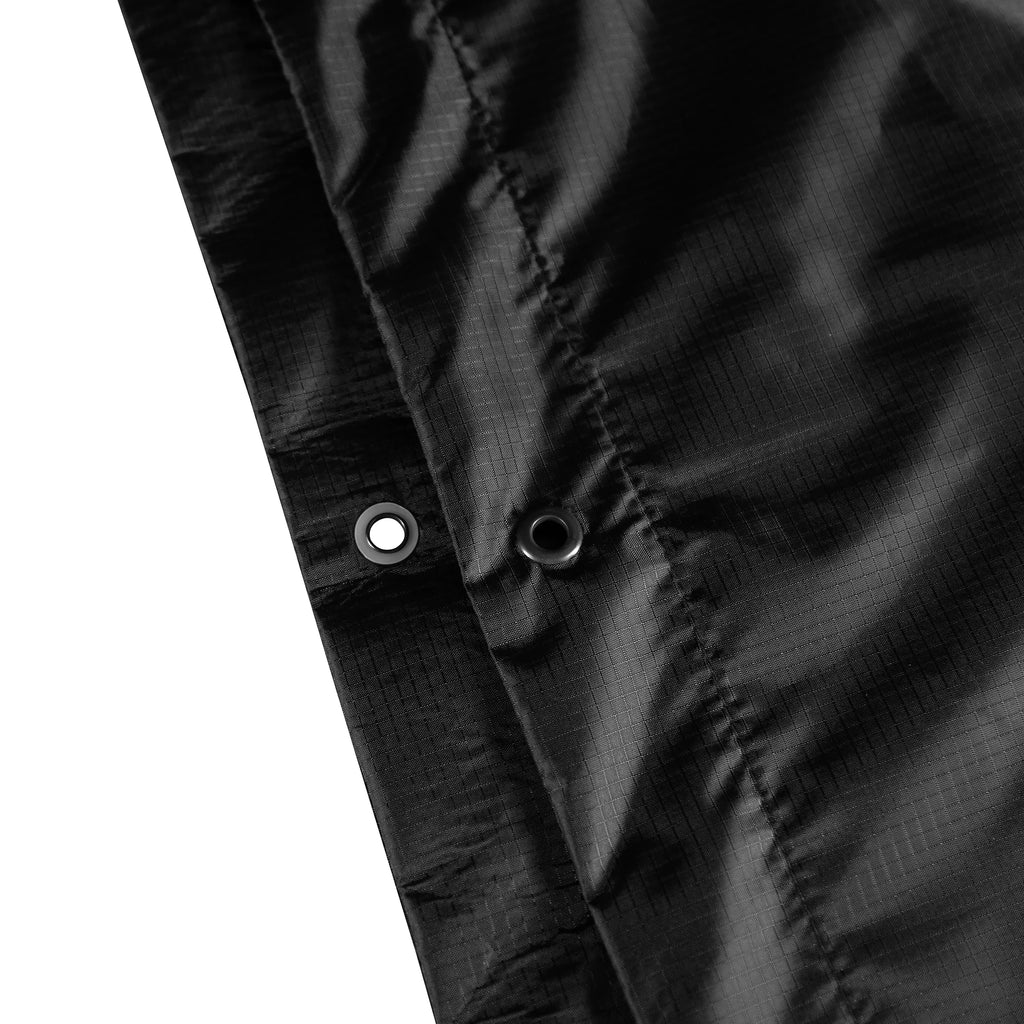 Pilgrim Rip-Stop Black Poncho