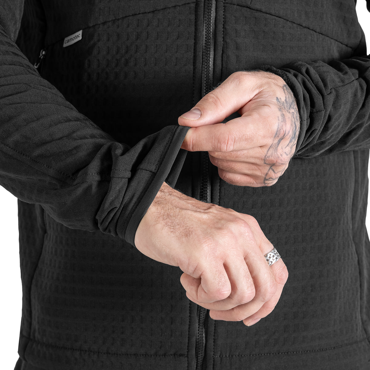 Plast Hood Jacket Black