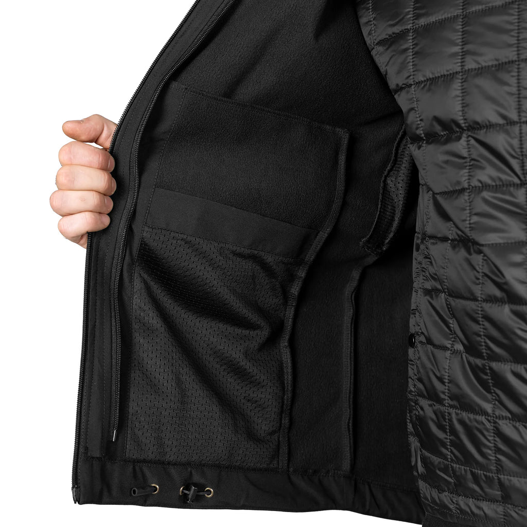 2-in-1 Set SoftShell Jacket with Vest Black