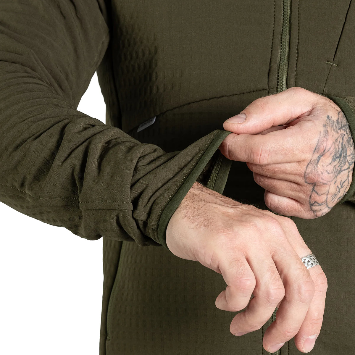 Plast Hood Jacket Olive